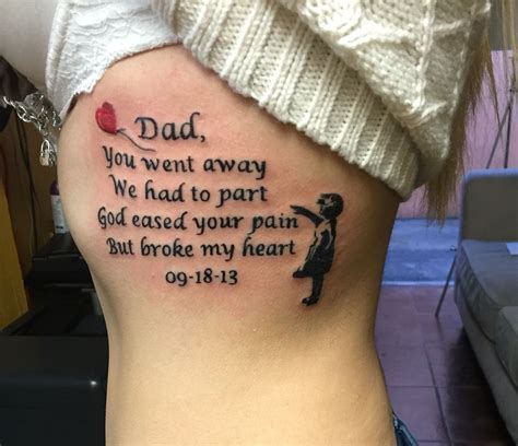 memorial tattoo dad